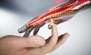 Revolutionary Electronic Skin Technology Allows Robots to Sense and Feel Like Humans